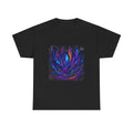 Blacklight Quarry Choir KOSVYRE graphic tee product mockup, front view