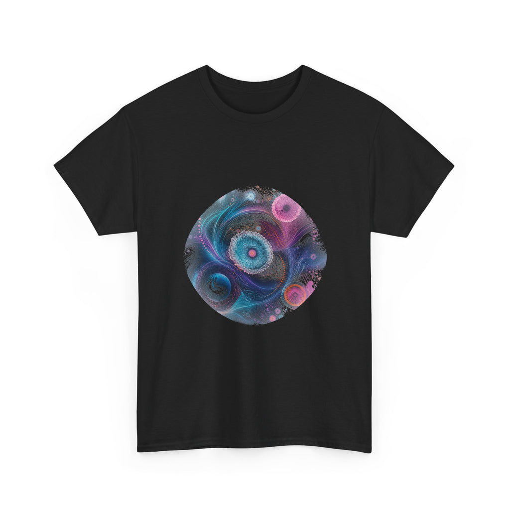 Orbit Salt Compass KOSVYRE graphic tee product mockup, alternate front view