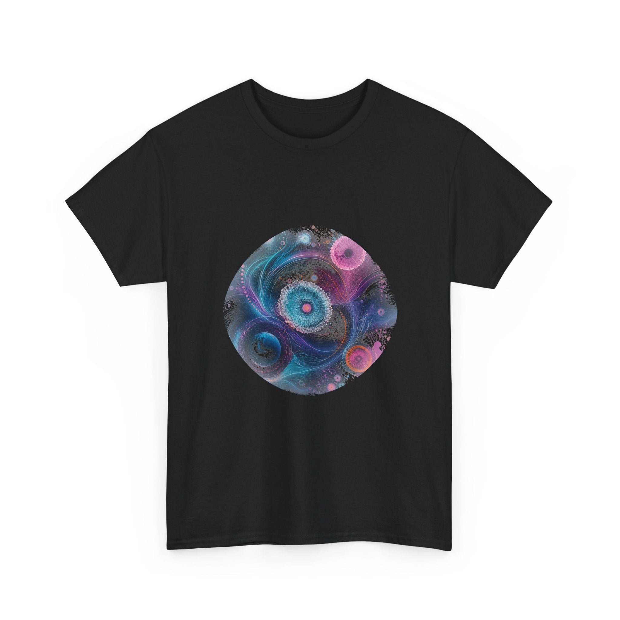 Orbit Salt Compass KOSVYRE graphic tee product mockup, alternate front view