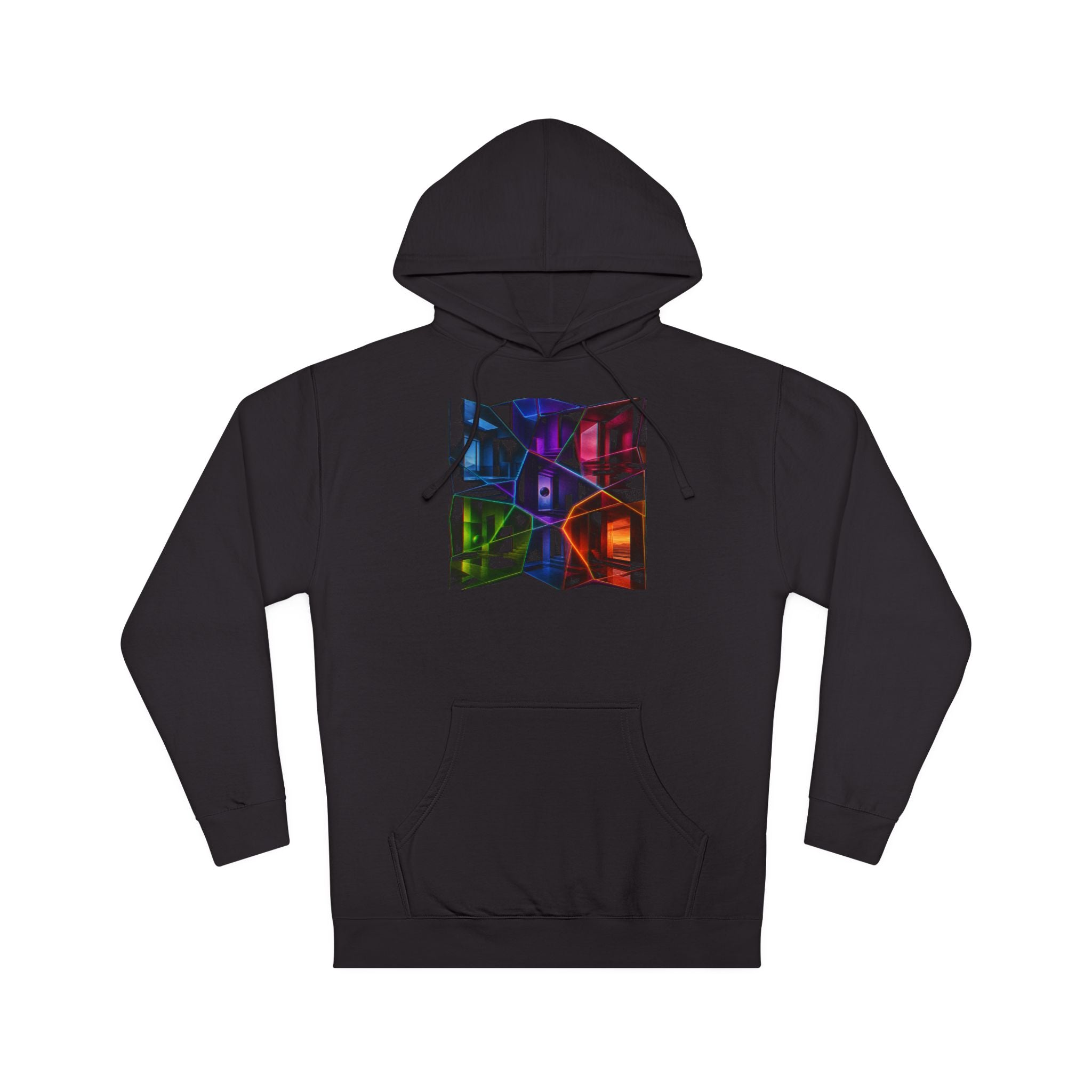 Memory Lattice KOSVYRE hoodie product mockup, front view