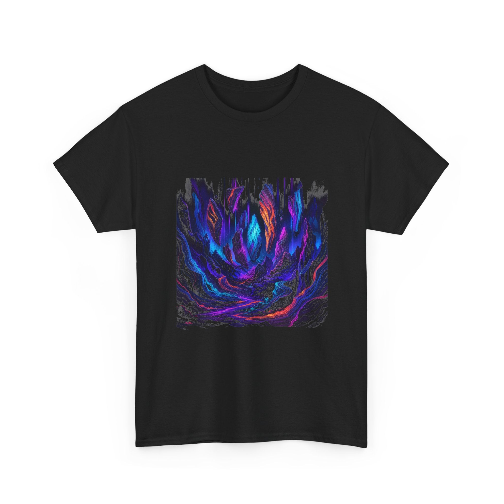 Blacklight Quarry Choir KOSVYRE graphic tee detail mockup