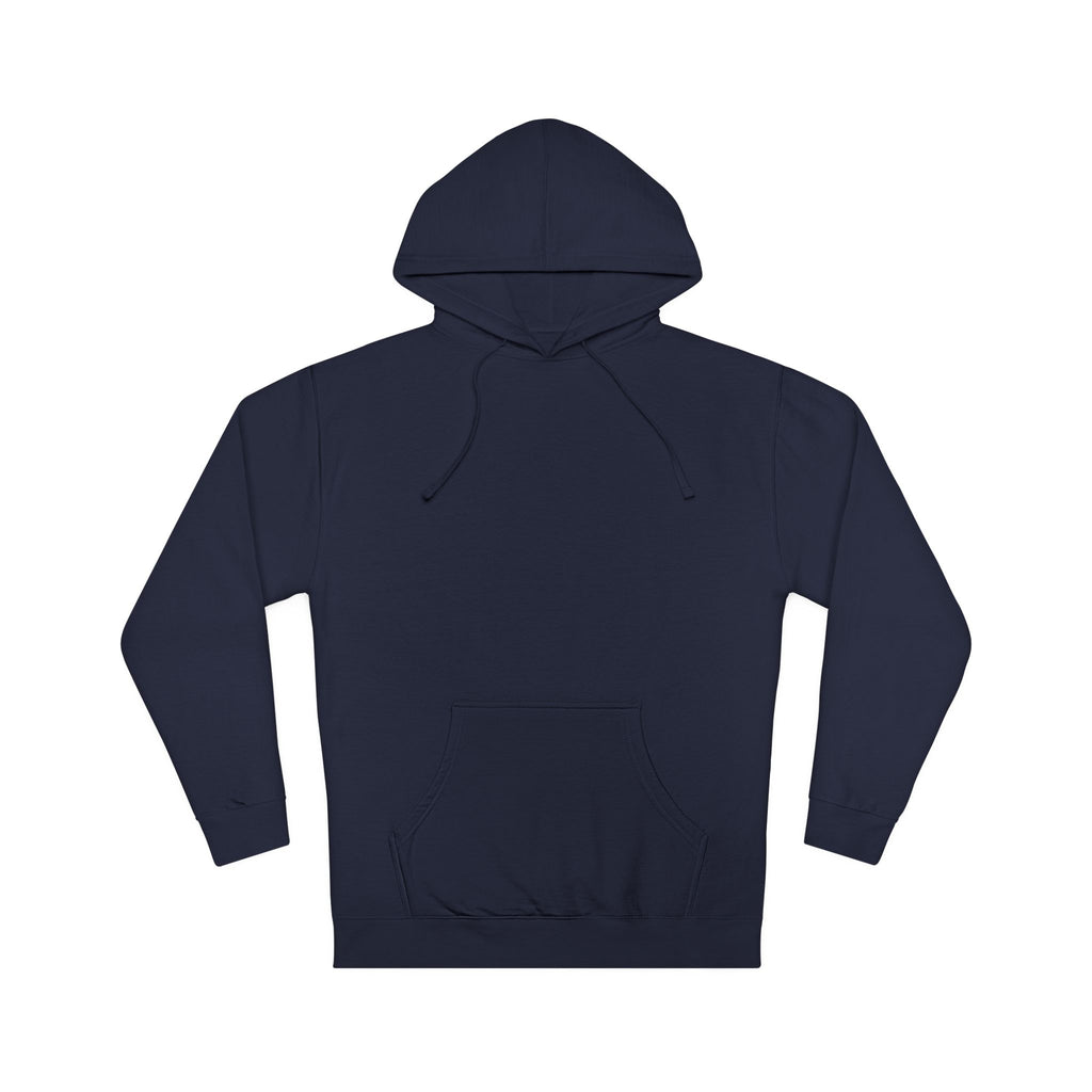 Contraband Emotion Declaration graphic hoodie by KOSVYRE in Classic Navy, front garment view