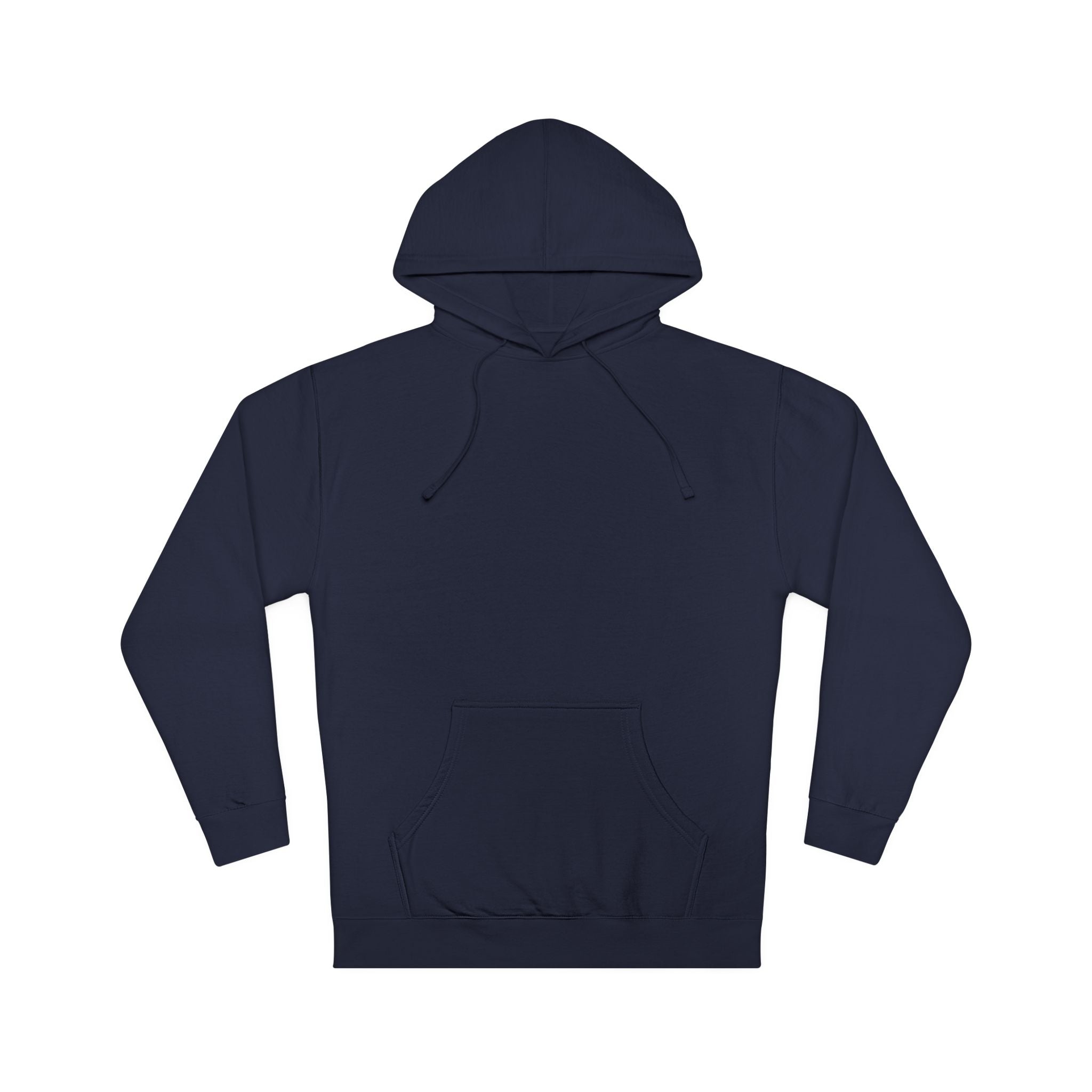 Contraband Emotion Declaration graphic hoodie by KOSVYRE in Classic Navy, front garment view