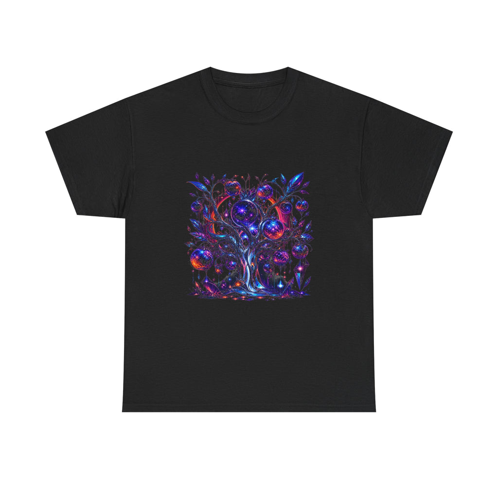 Stroboscopic Orchard KOSVYRE graphic tee product mockup, front view