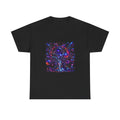 Stroboscopic Orchard KOSVYRE graphic tee product mockup, front view