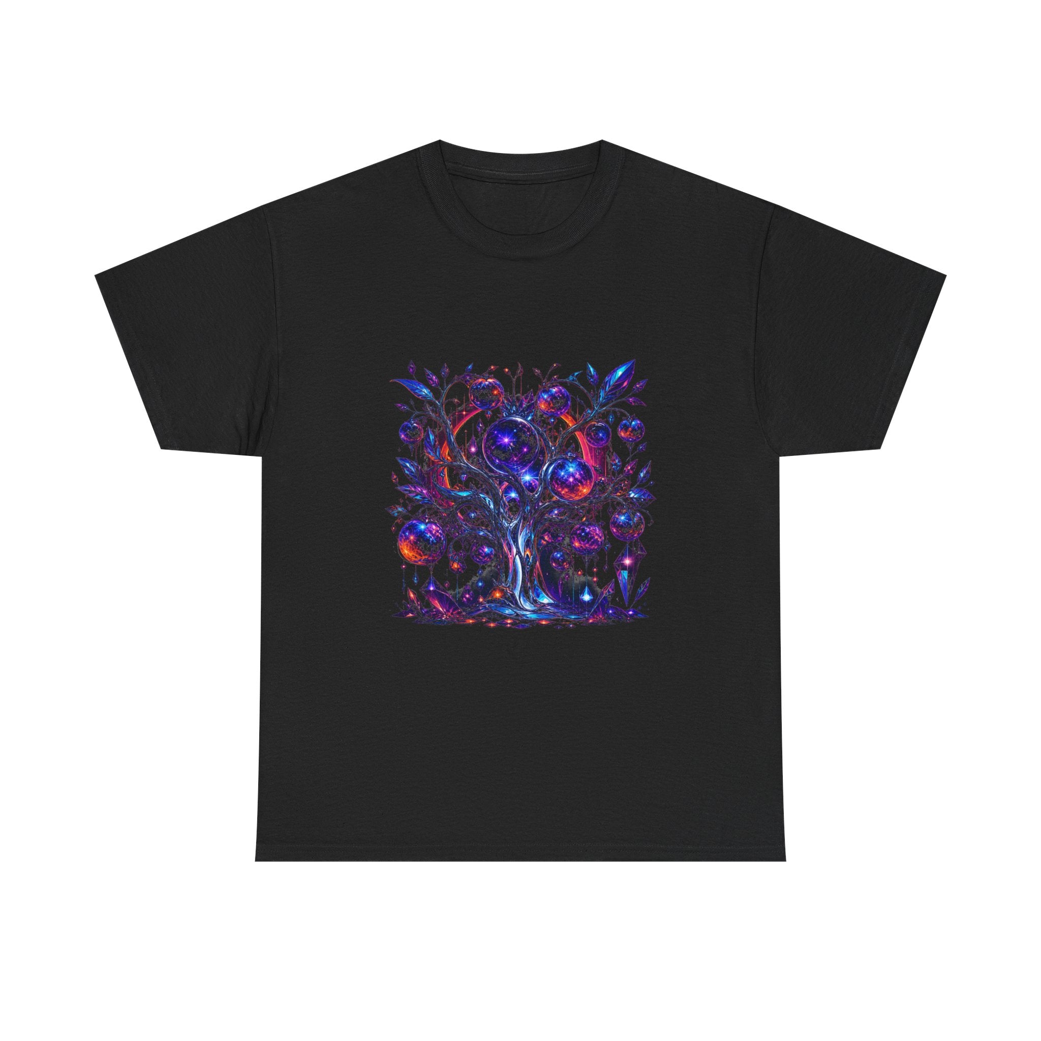Stroboscopic Orchard KOSVYRE graphic tee product mockup, front view