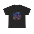 Afterglow Quarry KOSVYRE graphic tee product mockup, front view