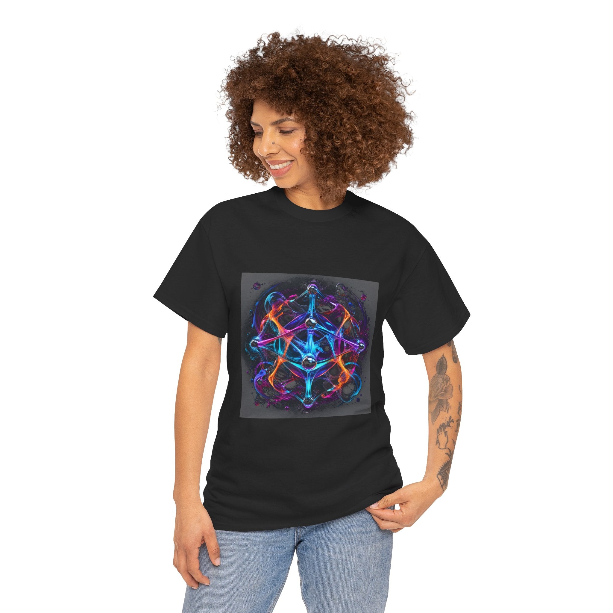 Luminous Topology KOSVYRE graphic tee lifestyle mockup