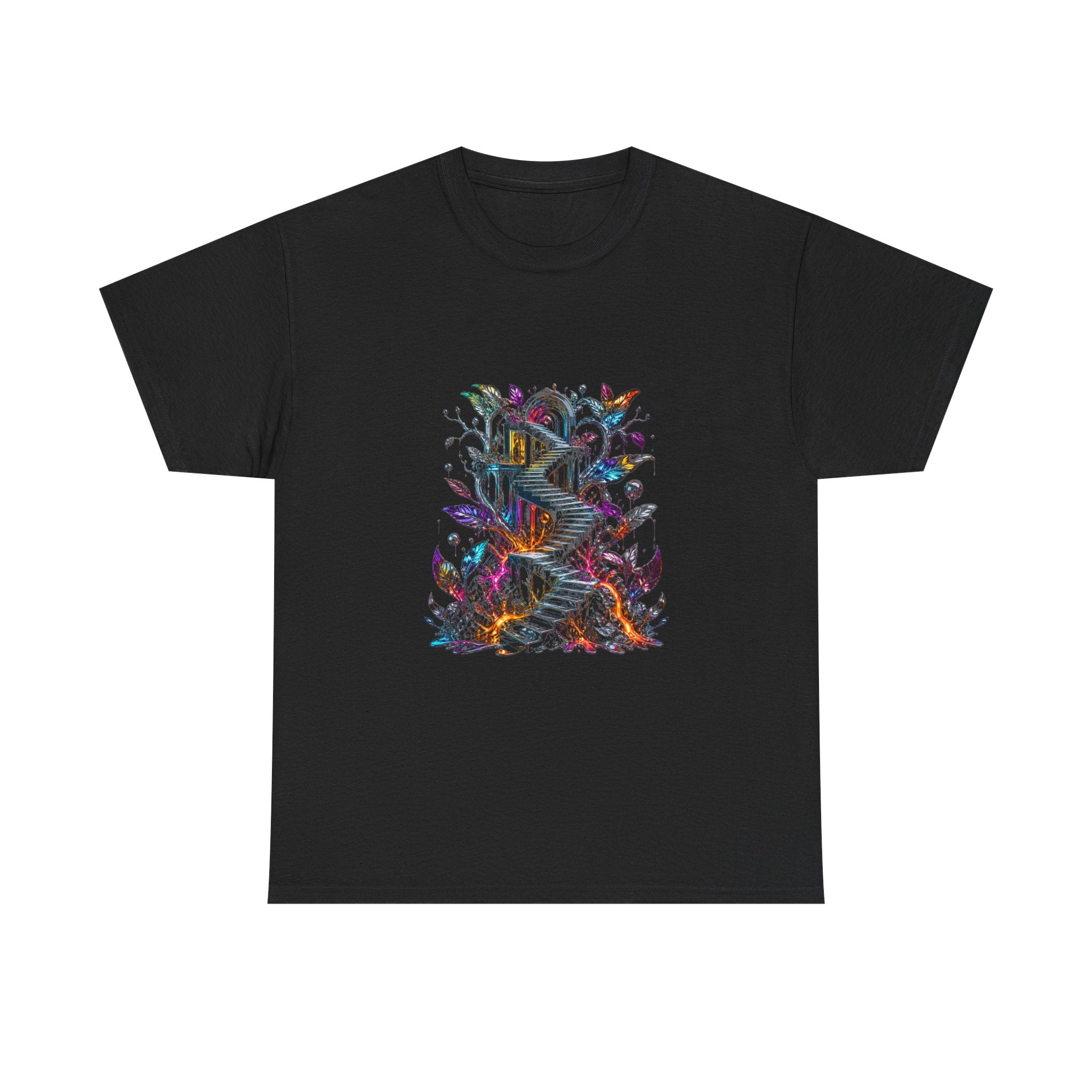 Molten Stairwell Garden — Psychedelic Graphic Tee