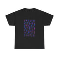 Deep Signal Menagerie KOSVYRE graphic tee product mockup, front view