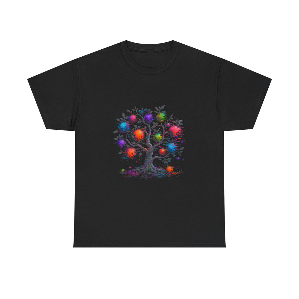 Corrupted Orchard KOSVYRE graphic tee product mockup, front view