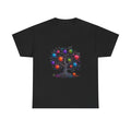 Corrupted Orchard KOSVYRE graphic tee product mockup, front view
