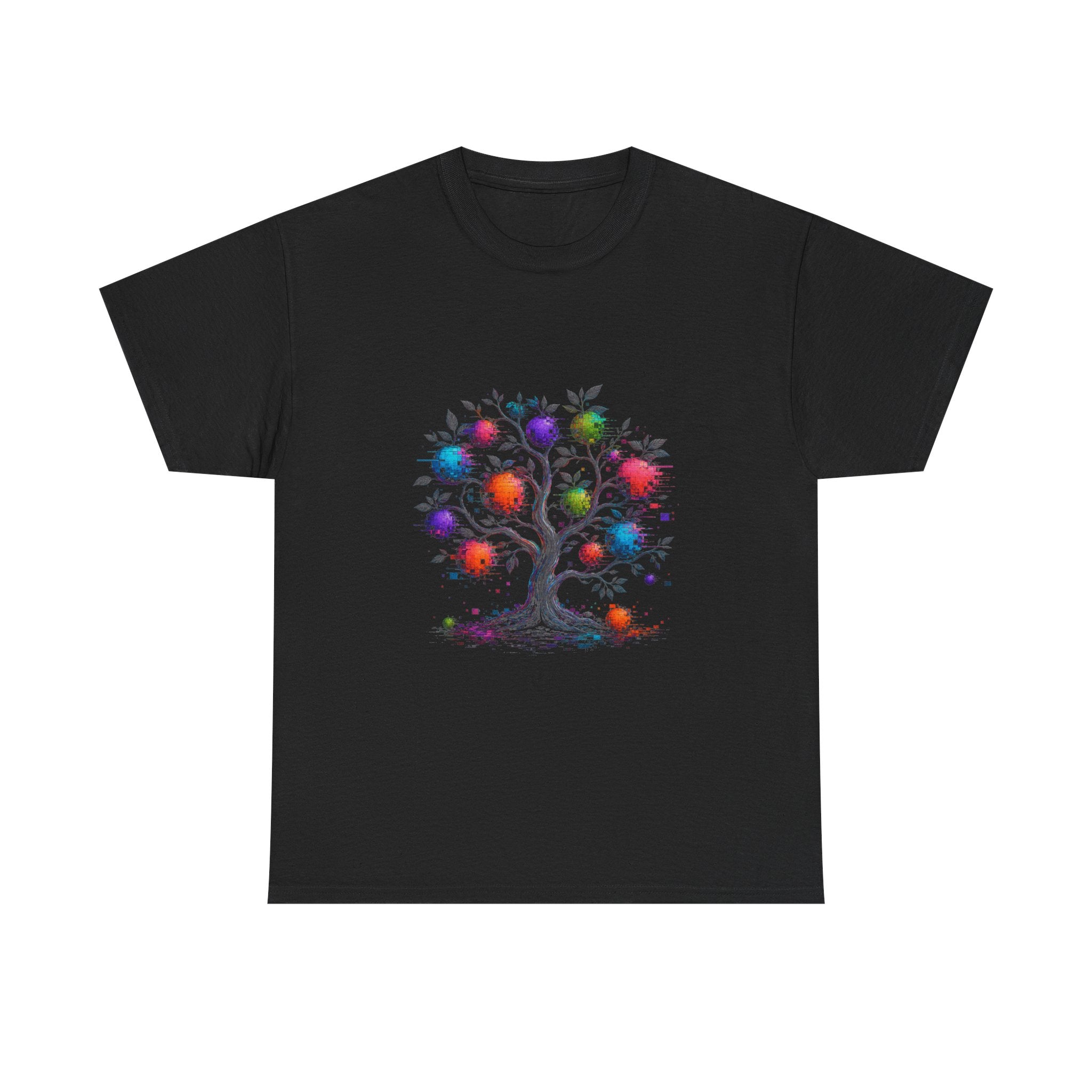 Corrupted Orchard KOSVYRE graphic tee product mockup, front view