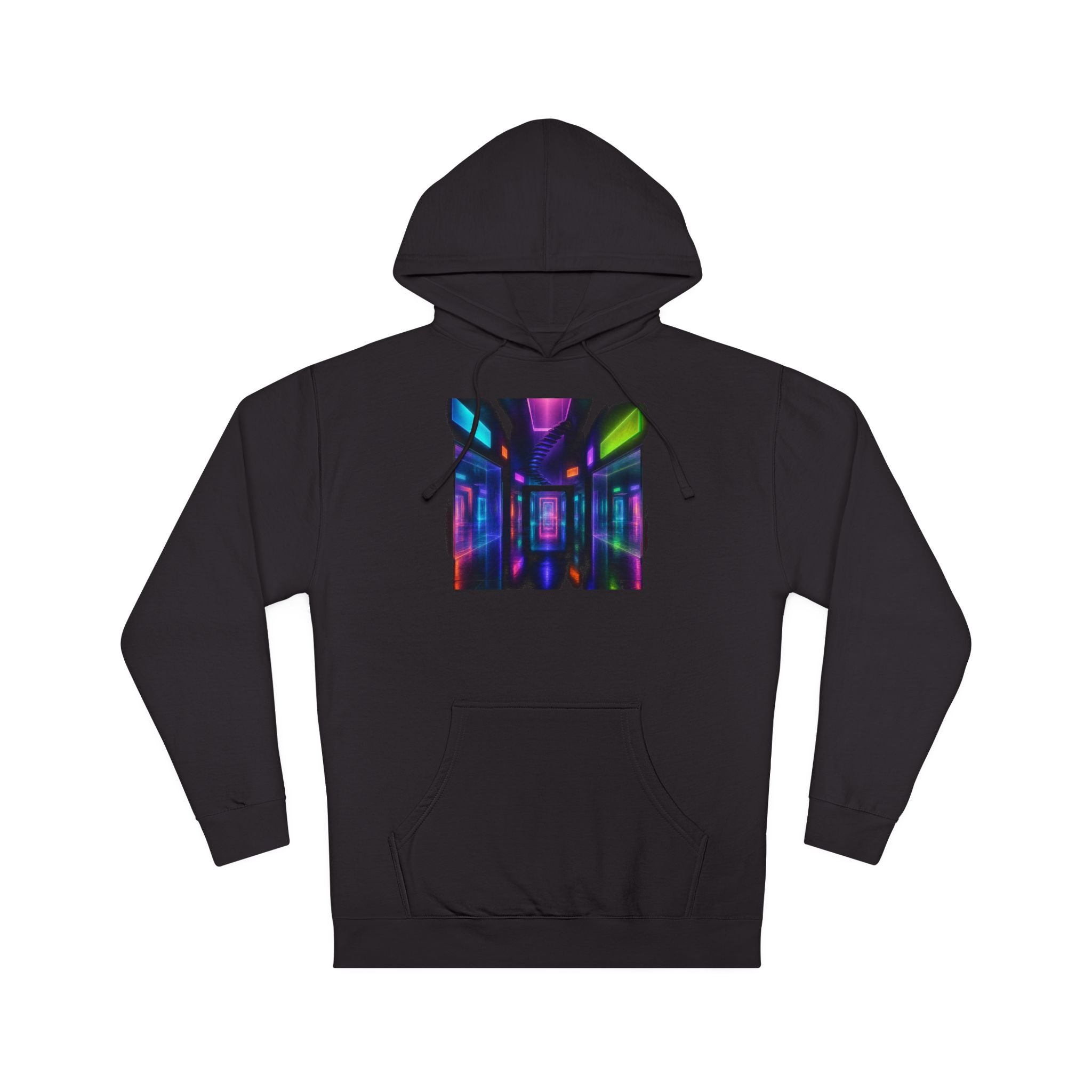 Afterimage Arcade KOSVYRE hoodie product mockup, front view