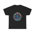 Prism Orchard KOSVYRE graphic tee product mockup, front view