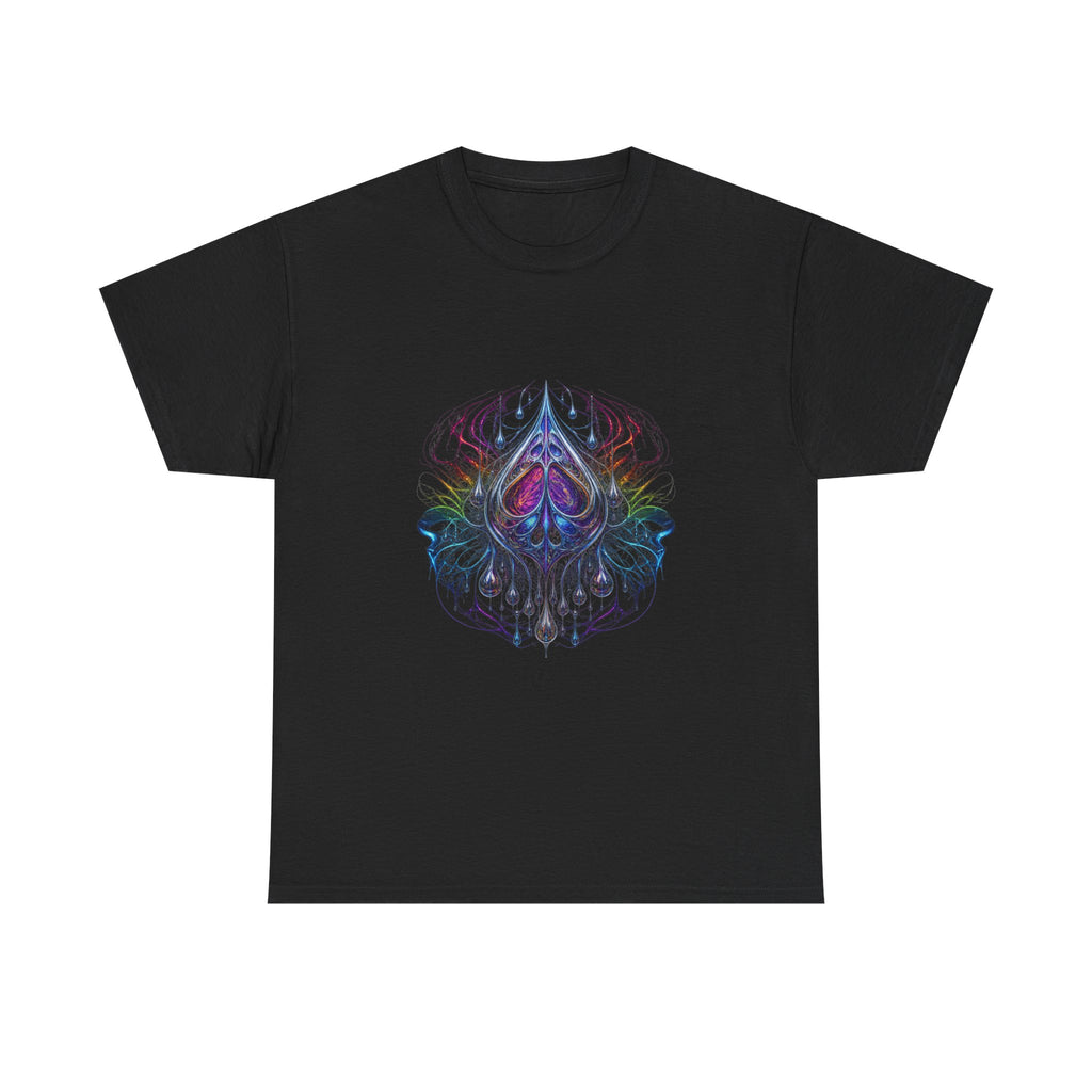 Chrome Anatomy of Rain KOSVYRE graphic tee product mockup, front view