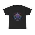 Chrome Anatomy of Rain KOSVYRE graphic tee product mockup, front view