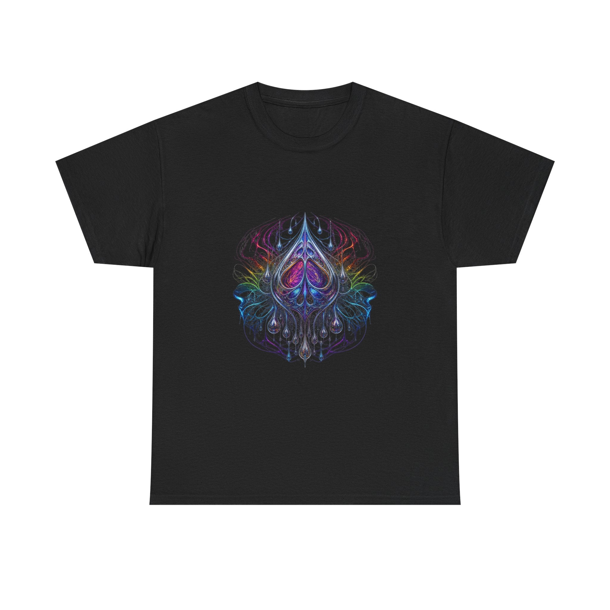 Chrome Anatomy of Rain KOSVYRE graphic tee product mockup, front view