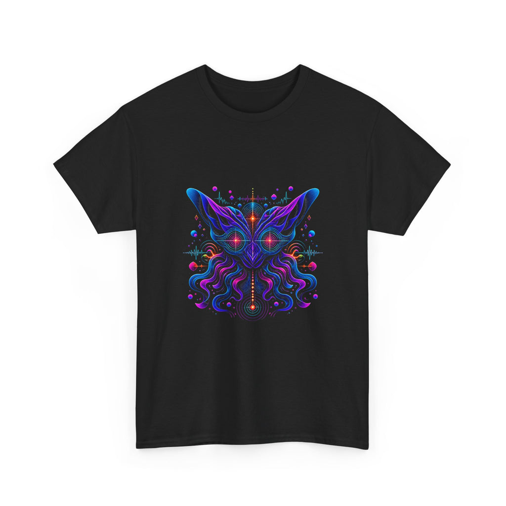 Velvet Signal Animal KOSVYRE graphic tee product mockup, alternate front view