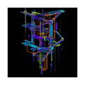 Ultraviolet Scaffold — Art Print