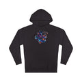 Chrome Lattice Vessel KOSVYRE hoodie product mockup, front view