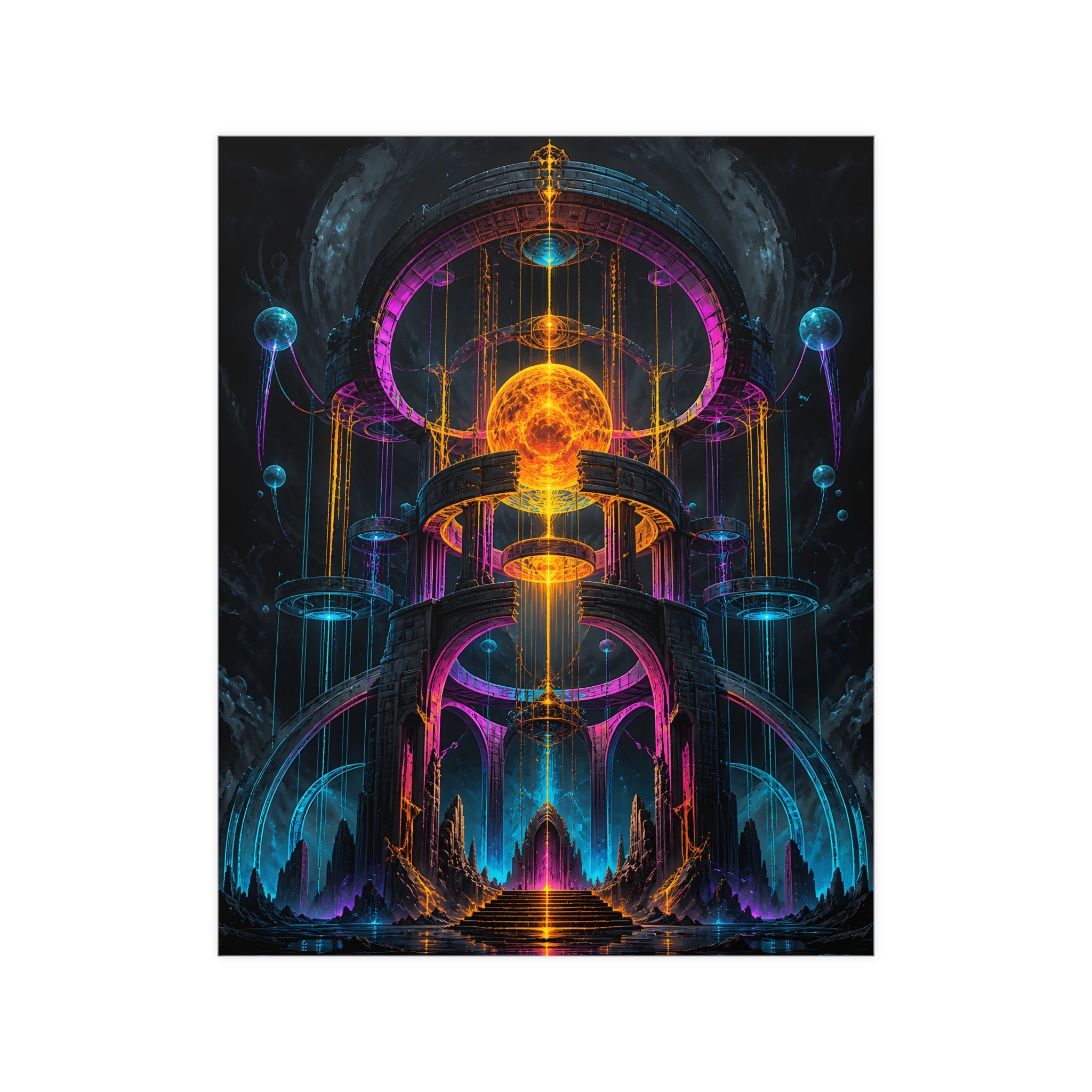 Monument of Borrowed Light — Poster