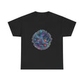 Ghost Circuit Reef KOSVYRE graphic tee product mockup, front view