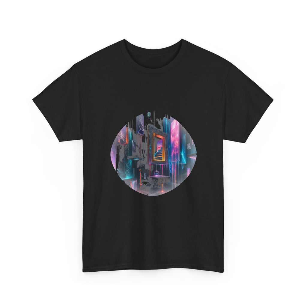 Museum of Falling Light KOSVYRE graphic tee detail mockup