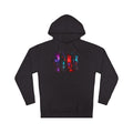 Infrared Orchard of Doors original KOSVYRE design on a black hoodie, product gallery view 7