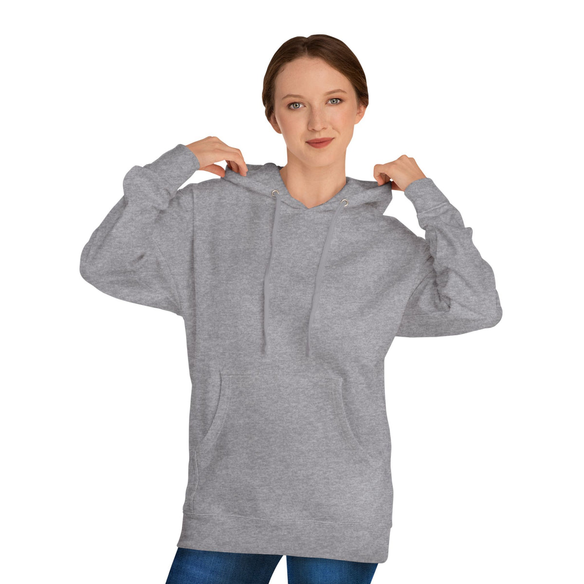 Specimen 31: Mirror Snail graphic hoodie by KOSVYRE in Gunmetal Heather, front product view 1