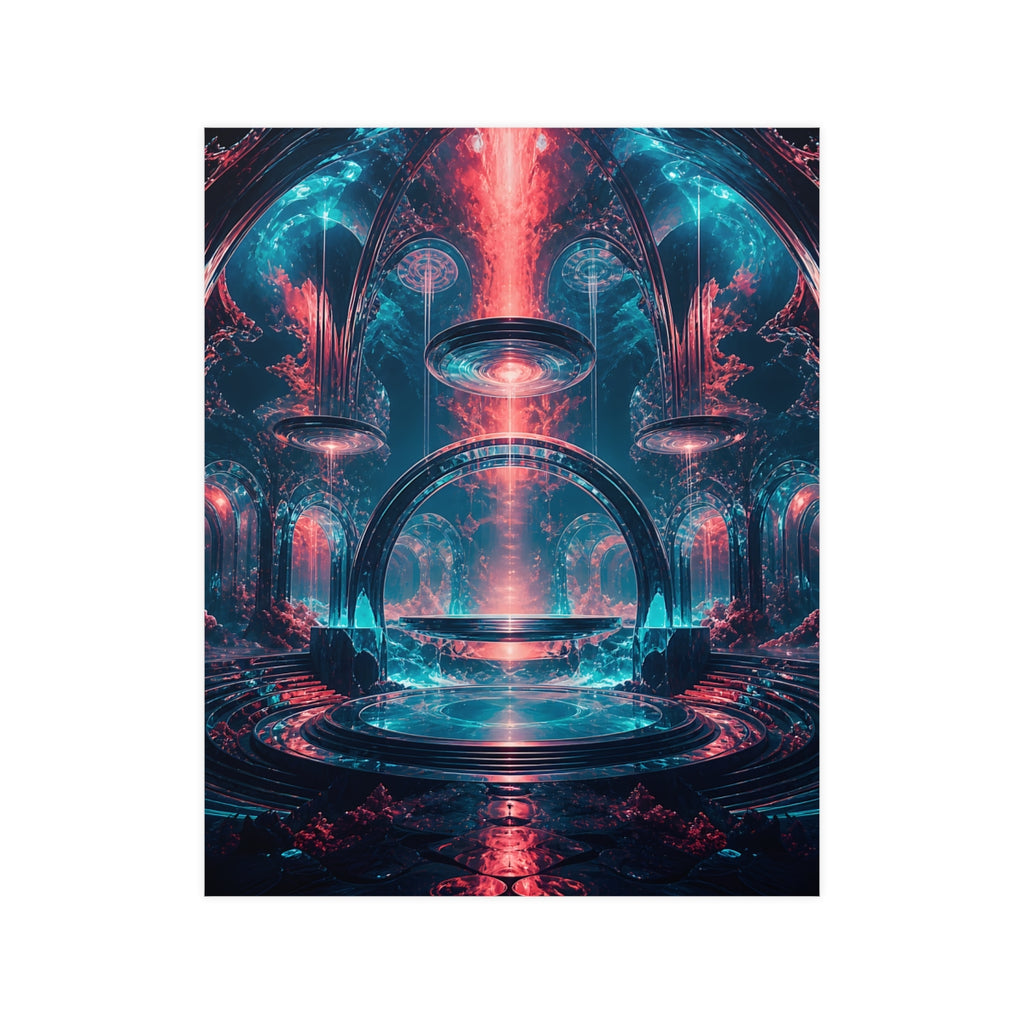 Abyssal Theater KOSVYRE poster product mockup, front view