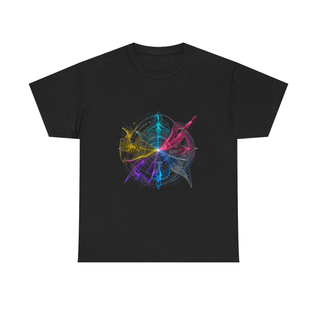 Afterimage Choir KOSVYRE graphic tee product mockup, front view