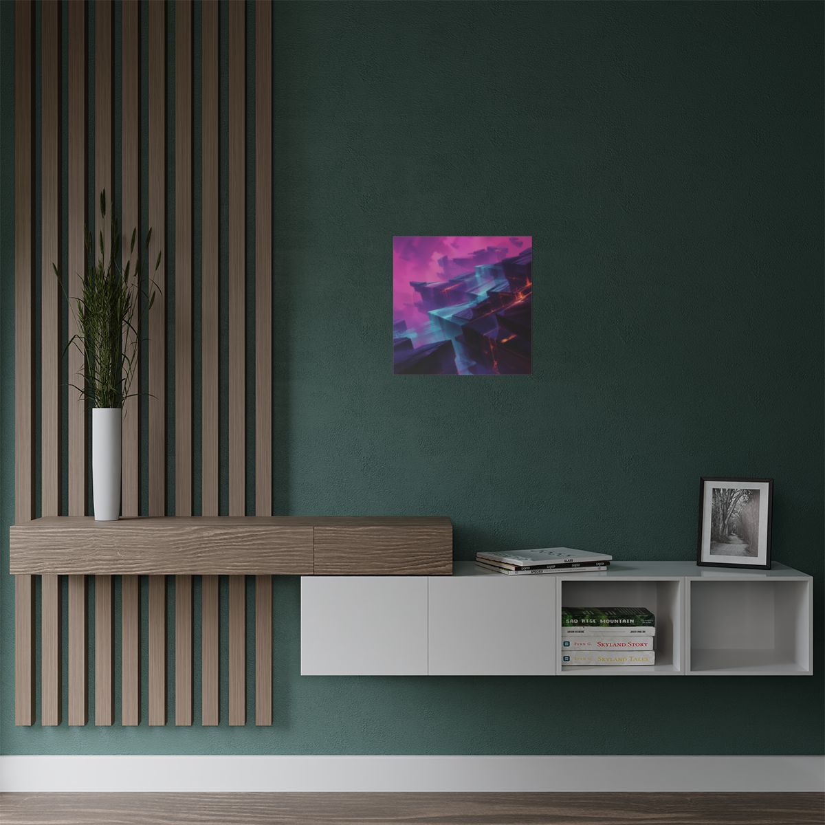 Afterimage Quarry KOSVYRE art print product mockup, alternate view