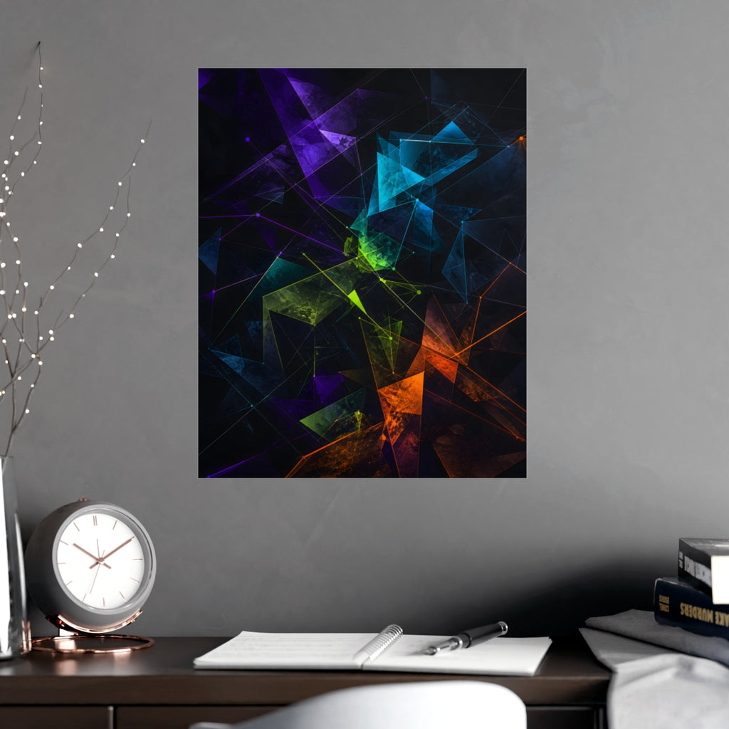 Angular Weather Lattice KOSVYRE poster product mockup, alternate view