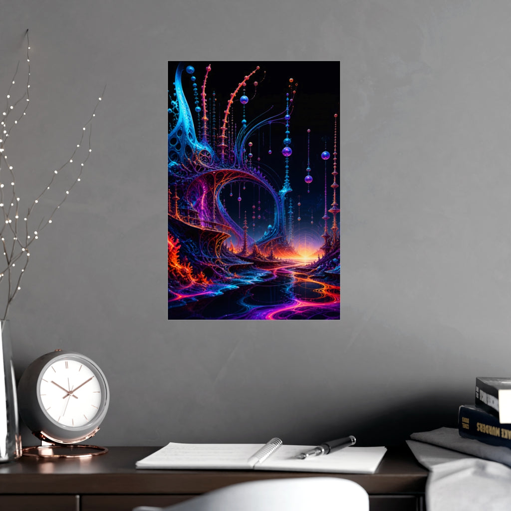 Antenna Tide Basilica KOSVYRE poster product mockup, alternate view
