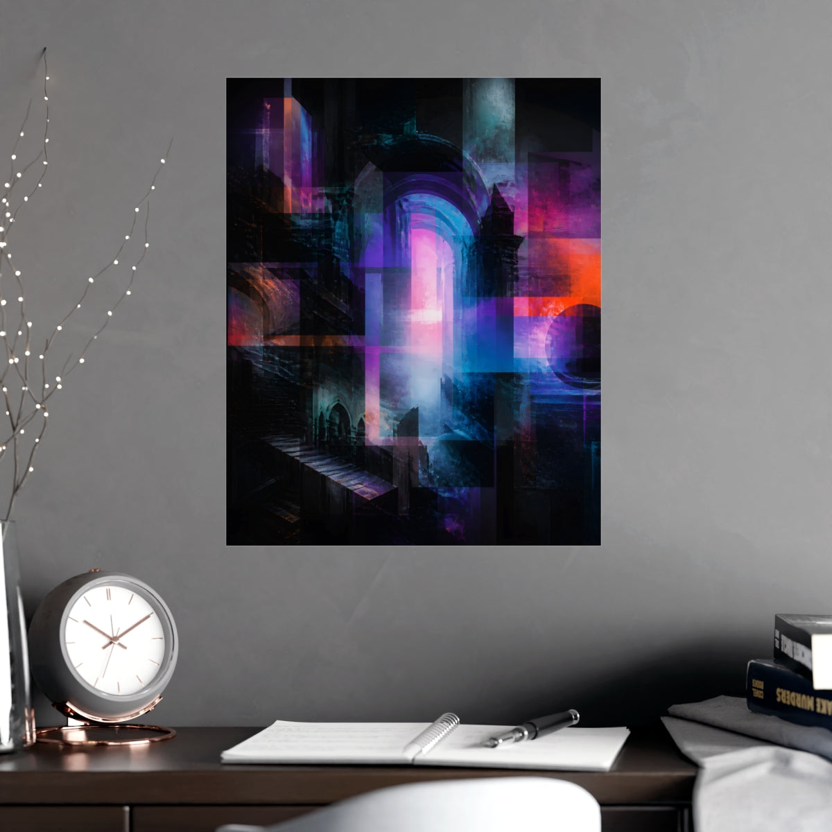 Archive of Soft Errors KOSVYRE poster product mockup, alternate view