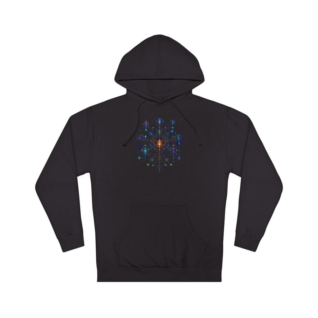 Asterism Engine KOSVYRE hoodie product mockup, front view