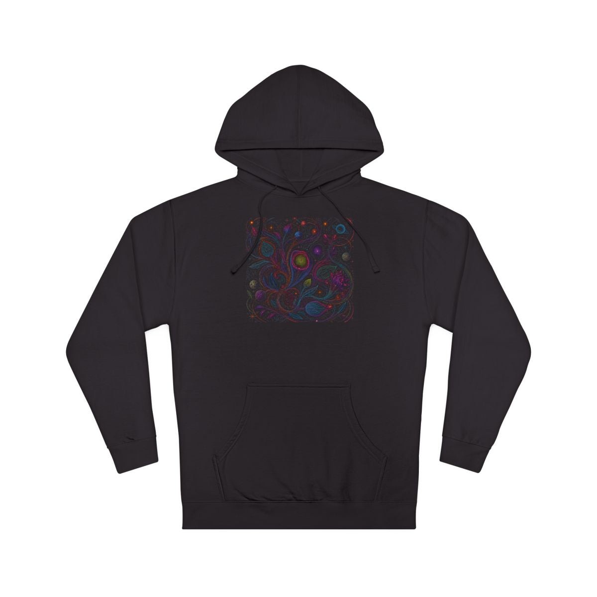 Astral Ink Tangle KOSVYRE hoodie product mockup, front view