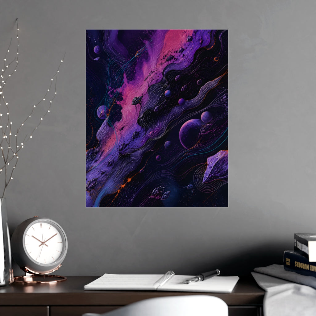 Astral Ink Transit KOSVYRE poster product mockup, alternate view