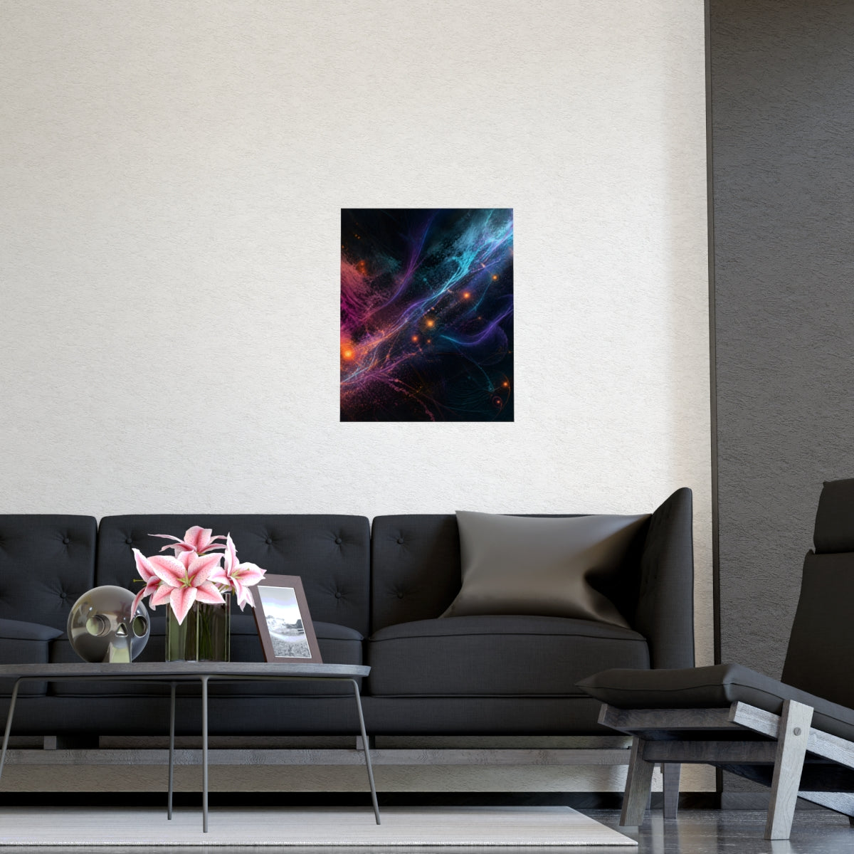 Aurora Relay Pollen KOSVYRE poster product mockup, detail view