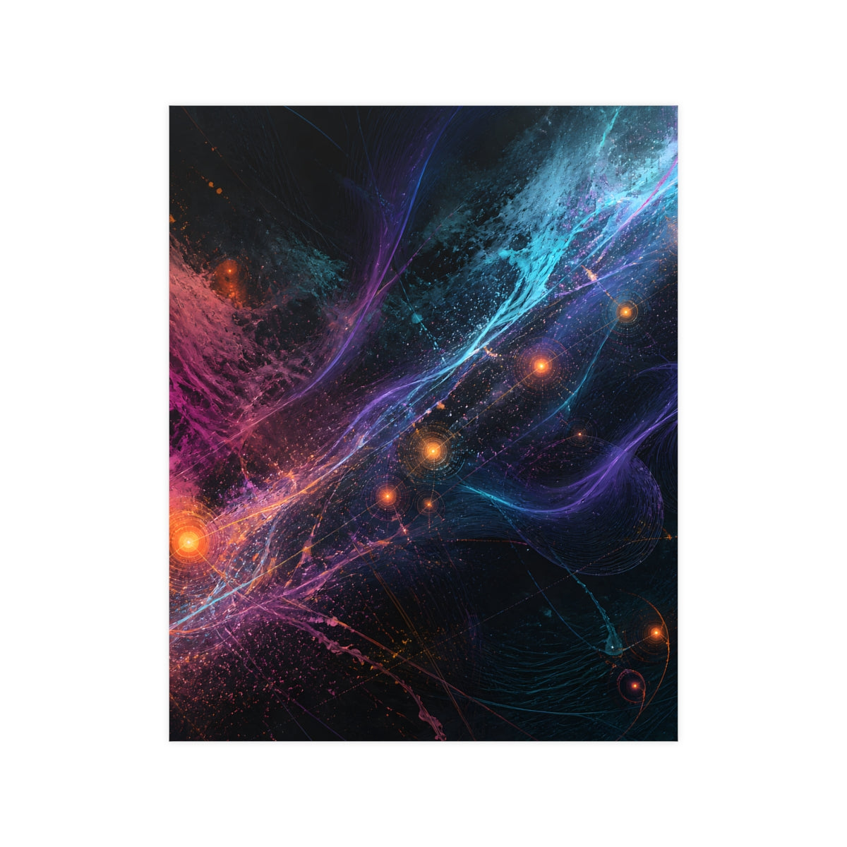 Aurora Relay Pollen KOSVYRE poster product mockup, front view