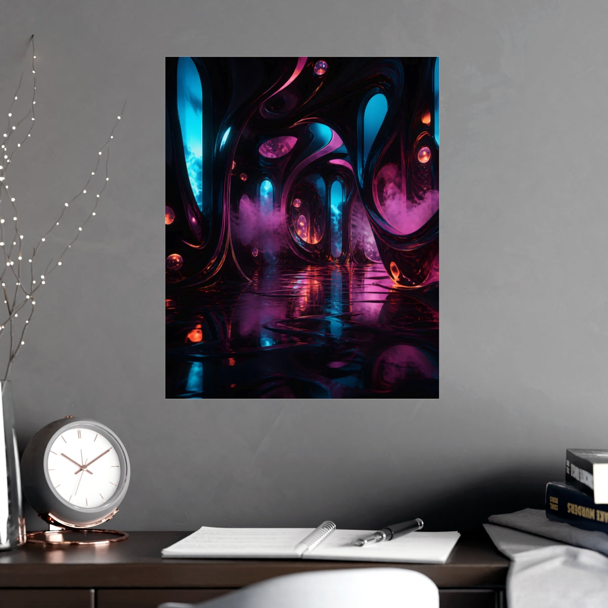 Blackwater Ribbon Hall KOSVYRE poster product mockup, alternate view