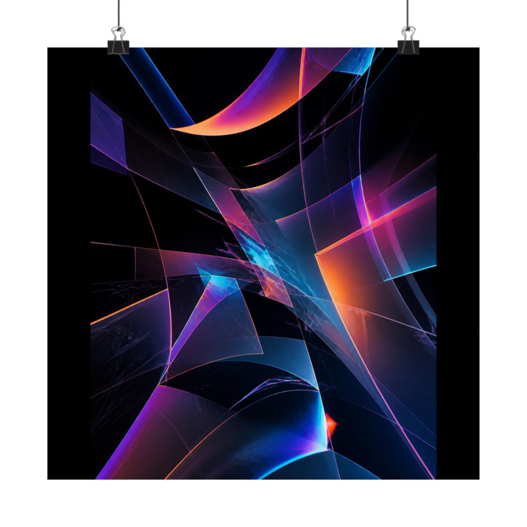 Broken Lens Choir KOSVYRE art print product mockup, alternate front view
