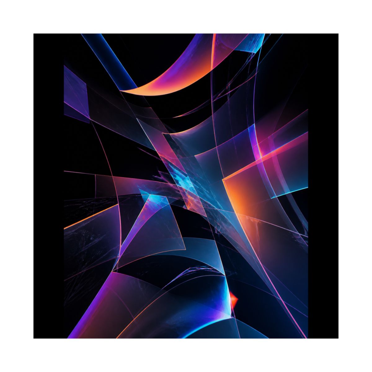 Broken Lens Choir KOSVYRE art print product mockup, front view