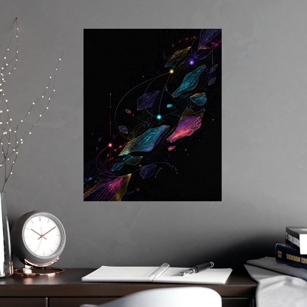 Celestial Drift Tapestry KOSVYRE poster product mockup, alternate view