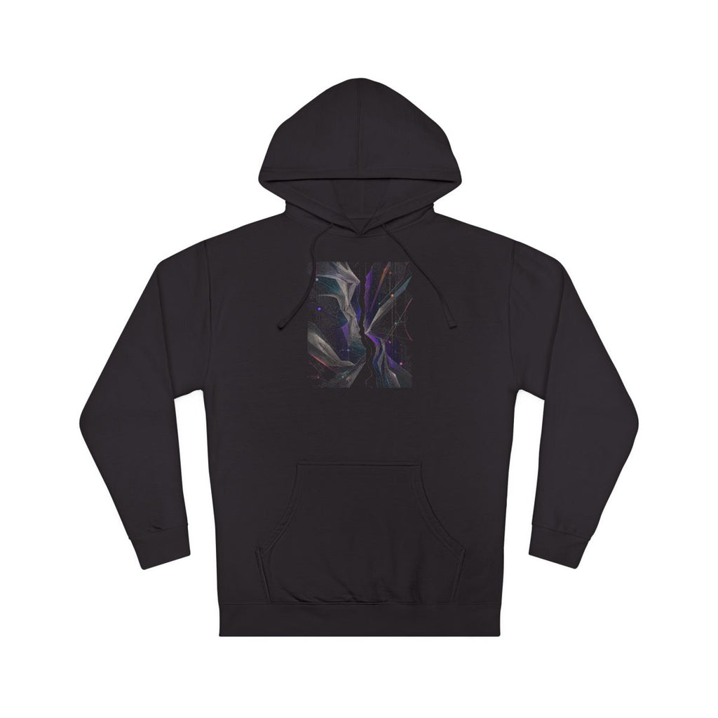 Celestial Fold Choir KOSVYRE hoodie product mockup, front view