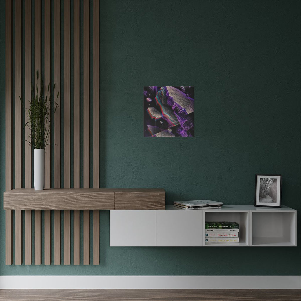 Chromatic Afterimage Quarry KOSVYRE art print product mockup, alternate view