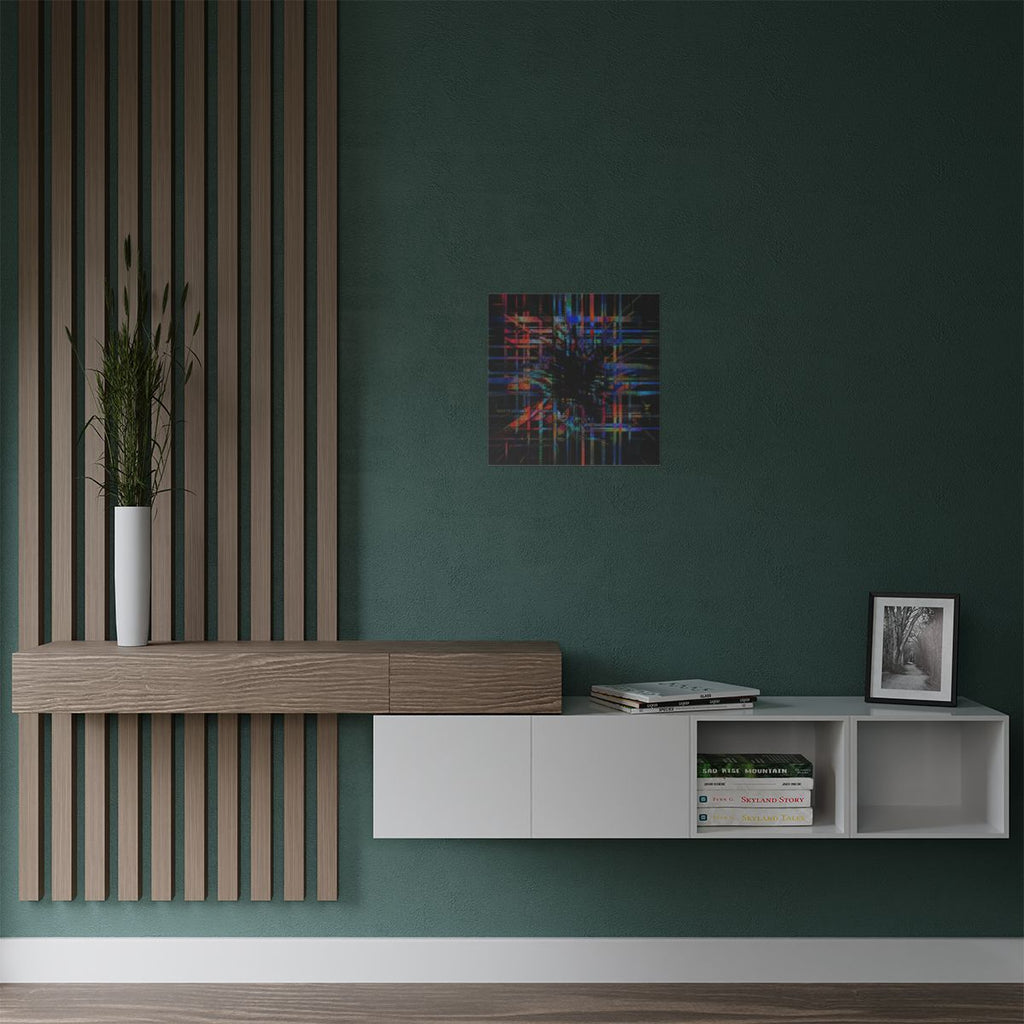 Chromatic Null Loom KOSVYRE art print product mockup, alternate view