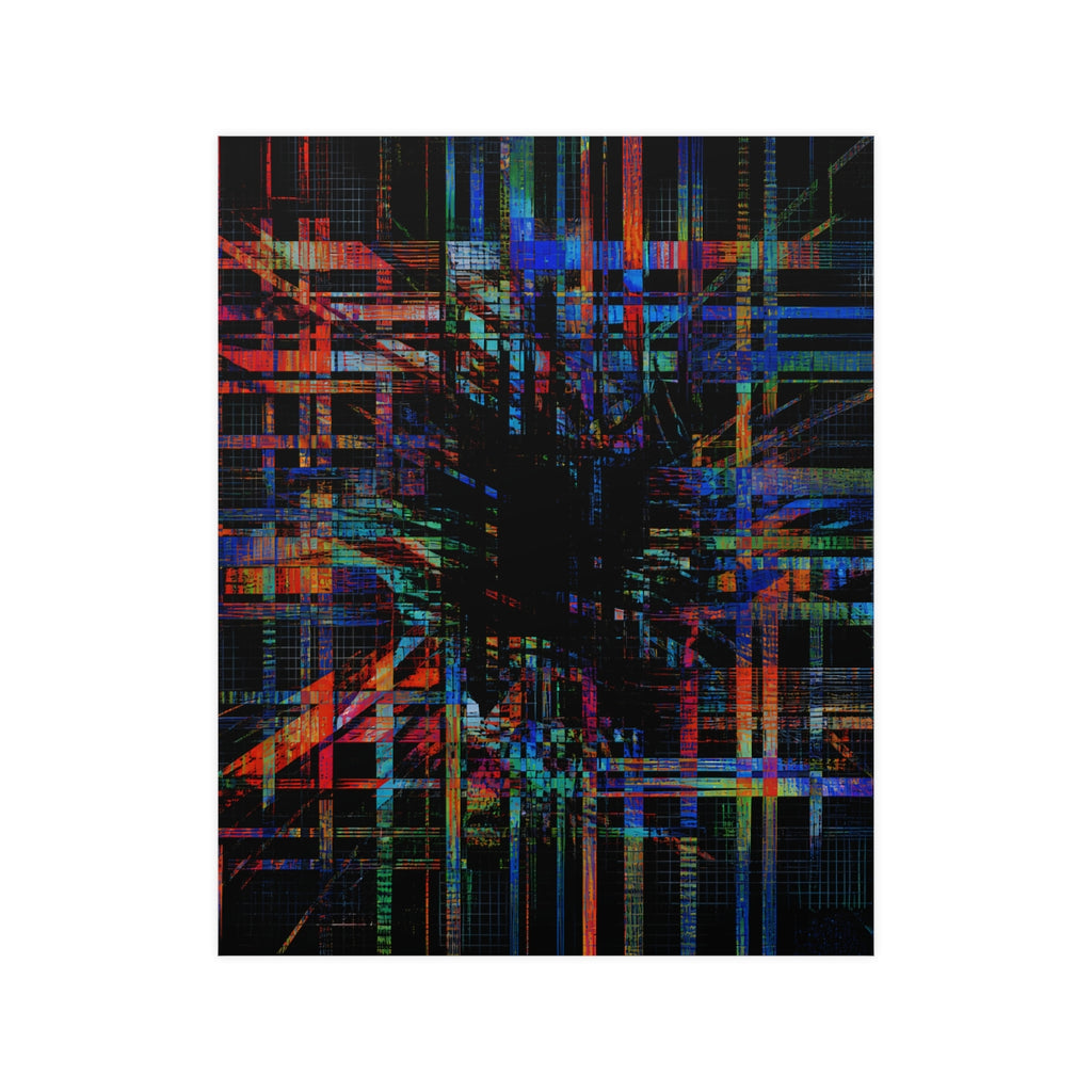 Chromatic Null Loom KOSVYRE poster product mockup, front view