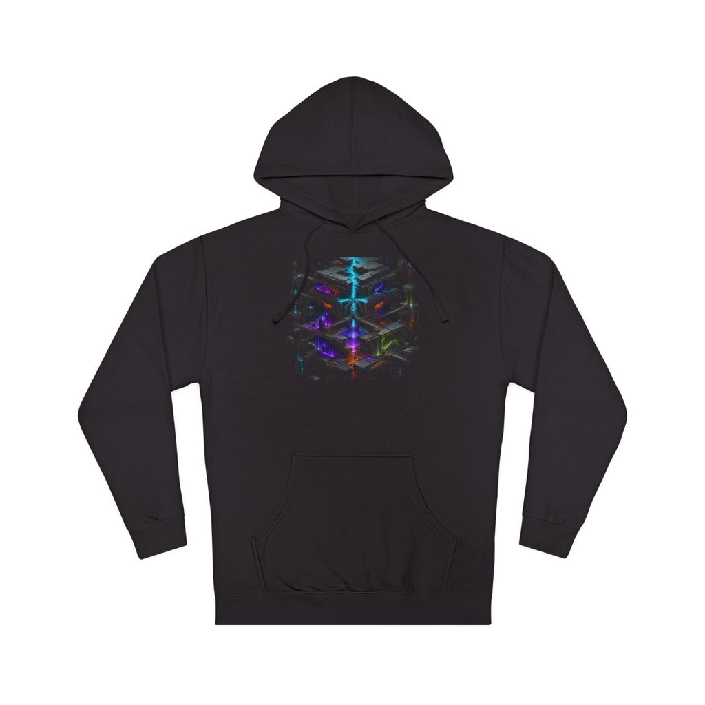 Chromatic Tectonics KOSVYRE hoodie product mockup, front view